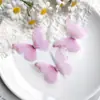 Pacote com 3 Borboletas de Tule 3D de Camada Dupla de 5cm para Acessórios de Cabelo DIY Feitos à Mão, Materiais de Decoração, Brincos de Maquiagem Facial Estilo Antigo Hanfu