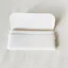 Caja Plegable de Cuero para Gafas de Moda Caja Blanca de PU para Guardar Gafas de Sol Gafas de Sol Caja de Almacenamiento Duradera Bolsa Suave Caja para Gafas