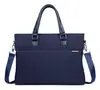 Nova Pasta Executiva Masculina Bolsa Portátil para Documentos de Reunião Bolsa Transversal Casual Bolsa para Tablet com Logotipo Impresso