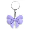 Serie de Moños Coloridos Colgante de Pegamento Suave de PVC Colgante de Llavero de Coche DIY Colgante de Bolso Accesorios de Joyería Venta al por Mayor