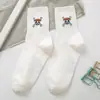 Calcetines japoneses para niños serie piratas algodón media caña calcetines para mujer calcetines de dibujos animados lindos calcetines deportivos de moda calcetines de pareja