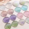 Parche de Joyería Acrílica de Estrella de Mar y Concha de Aurora Colorida de Ensueño Accesorios para Pendientes y Llaveros DIY