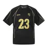 2026 Estilo Americano Alta Qualidade Moda Masculina Personalizada Estampada Regular Gola Redonda Pulôver Cor Sólida Camiseta Fornecimento Atacado 67