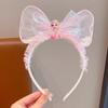 Diadema para el cabello de niños Lindo Dibujo Animado Sanrio Tocado Lazo Exquisito Lentejuelas Súper Lindas Orejas Grandes Accesorios para el Cabello de Niñas