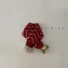 Bufanda Roja Festiva Cálida Nueva de Invierno 2025 para Niños y Niñas, Calentador de Cuello Elegante para Bebés