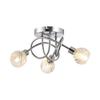 Lâmpada molecular transfronteiriça 3 cabeças lâmpada de teto luz luxo simples nórdico sala de estar sala de jantar quarto cristal lâmpada de vidro 7WG9