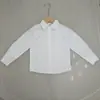 Ropa Infantil 2020 Nueva Primavera y Otoño Camisa de Manga Larga para Niños Uniforme Escolar Infantil Camisa Blanca Básica de Algodón para Estudiantes de Primaria y Secundaria