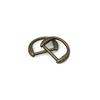 Decoración de aleación integrada metal personalidad D-ring DIY hebilla decorativa semicircular anillo semicircular