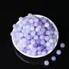 Cuentas sueltas de calcedonia natural y jade, cuentas espaciadoras, accesorios de joyería de cristal, materiales para ensartar DIY, cuentas para pulseras y brazaletes