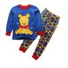 Roupa infantil nova roupa interior de desenho animado para meninos 2-7 anos de idade conjunto de roupa de casa pijama K331