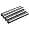 Tenda de Arco com Haste de Fibra de Vidro Tubo de Conexão Conector de Extensão Suporte de Tenda de Arco Pequeno Acessórios de Luva para Estrutura de Tubo de Aço à Prova de Ferrugem