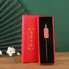 El Futuro es Prometedor Marcador Metálico Creativo Futuro Brillante Lista Dorada Marcador para Estudiante Estilo Chino Regalo Conmemorativo