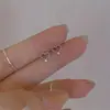 Nuevos Pendientes de Corazón Estilo Moda Simple Adornos para Orejas con Forma de Corazón Adecuados para el Trayecto al Trabajo Diseño Pequeño de Nicho Sentido de la Moda Accesorios Populares