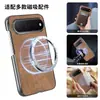 Adecuado para funda de teléfono retro de negocios Huawei PuraXView, carga inalámbrica magnética, cubierta protectora anticaídas XView