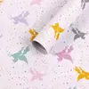 Papel de Presente de Aniversário Infantil Mais Vendido Internacionalmente, Papel de Presente de Desenho Animado, Papel para Capa de Livro de Brinquedo de Animal Fofo, Pronto para Entrega