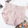 Ropa interior de comercio exterior de cintura alta para mujer, panal de grafeno, ropa interior de mujer de cintura alta, que contrae el abdomen, sin costuras, talla grande, no es algodón puro