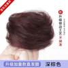 Peluca de cabeza baja banda para el cabello flor de capullo cabello real cabello de verano volumen de cabello poco cabello cabello desordenado cabello esponjoso peinado cabello