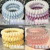 Elásticos de cabelo tipo fio de telefone de alta qualidade, elásticos de cabelo frescos para o verão, elásticos de cabelo fofos, elásticos duráveis de alto valor para acessórios de cabelo feminino