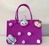 Bolso de Fieltro de Celebridad de Internet, Bolsa de Regalo de Alta Gama, Bolso Tote Pequeño de Fieltro de Dibujos Animados, Bolso de Mano Souvenir de Luna Llena