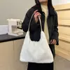 Bolso Peludo de Hombro Único para Otoño e Invierno para Mujer 2026 Nuevo Estilo Coreano Bolso de Mujer Ins Bolso de Mano Bolso de Hombro Transversal de Moda Bolso de Felpa Transfronterizo
