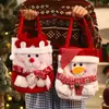 Bolsa de regalo de manzana navideña, Caja de embalaje de manzana para Nochebuena, Bolsa de manzana creativa con bordado de parche y cordón, Bolsa para dulces