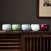 Xyt Juego de Taza de Té Cinco Hornos Cerámica Personal Hogar Té Kung Fu Juego de Té Maestro Taza Individual Taza de Degustación de Té Acompañamiento Ceremonia