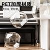 Acuario redondo pequeño para mesa de hogar, pecera para peces dorados, pecera ecológica para betta, pecera paisajística para plantas acuáticas, acuario transparente para perezosos