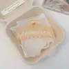 Pinza de Tiburón Acrílica Marrón Grande Estilo Coreano de Verano Pinza Cuadrada Pasador Elegante para la Parte Trasera de la Cabeza Pasador de Gama Alta