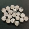 Copos de Nieve Polvo Fantasma Perlas de Cristal Hecho a Mano DIY Accesorios de Perlas Redondas Pulsera de Perlas Individual Tejido Múltiples Gemas