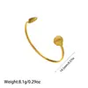 Pulseira Estrela do Mar Concha Hidráulica de Aço Inoxidável Mais Vendida Cruzada Europeia e Americana, Banhada a Ouro 18K, Versátil para o Dia a Dia, Atacado do Fabricante