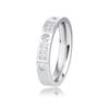 Europa y Estados Unidos estilo simple no se decolora acero de titanio anillo de diamante mujer tendencia INS anillo de pareja fabricantes venta al por mayor