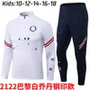 2122 Ropa de Entrenamiento de Fútbol Infantil Paris para Hombres y Mujeres Manga Larga Primavera, Otoño e Invierno Leggings de Fútbol Maillots Neymar Messi