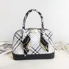 Bolsa Tiracolo Feminina Bolsa de Mão Bolsa Feminina Transfronteiriça Nova Bolsa Concha Estampada B1014