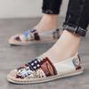 Estilo Chino Nuevo Primavera y Otoño Transpirables Modernos Versátiles Slip-on Lona Gorro de Punto Zapatos de Moda Casual Zapatos de Tela Old Beijing