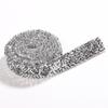 Cinturón decorativo con tiras de diamantes de imitación de plata y cristal, hecho a mano, cadena de diamantes, accesorios de ropa, fabricantes de accesorios al por mayor