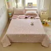 Capa de Cama Pura Algodão Conjunto de Três Peças Todo Algodão Acolchoado Peça Única Lençol de Cama Capa de Tatami Kang Antiderrapante Novo Modelo 2026 Universal para Todas as Estações