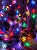 Luces de Cadena de Estrellas LED Luces de Atmósfera Festiva Cielo Estrellado Alimentadas por Energía Solar No Eléctricas Decoración de Camping Luces para Envolver Árboles Luces Decorativas