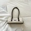 Bolsa de Mão Retro Nova Moda Verão 2026 Feminina Bolsa de Boliche Bolsa de Ombro Elegante