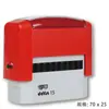 Zhuodade carimbo retangular autotintado flip stamp material atacado carimbo DY10111213152624