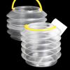 Cubo de plástico transparente para lavar pinceles de acuarela gouache recipiente para lavar pinceles herramientas de arte pintura cubo de lavado de pinceles portátil plegable