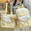 2026 Mochila Escolar Feminina Doce Refrescante de Dopamina de Alto Valor para Ensino Fundamental com Grande Capacidade e Múltiplos Compartimentos Mochila para Alívio da Dor
