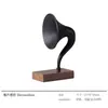 Gramófono Retro Vertical Simple Disco de Vinilo Lujo Ligero Adorno Creativo Modelo Escritorio Sala de Estudio Modelo Sala Venta