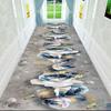 Tapete de corte para puerta, entrada, pasillo, pasillo, escaleras, tira 3D, alfombra para el hogar, hotel