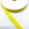 2,7m /pacote fita nervurada com estrela em relevo prateada de 25mm para acessórios de cabelo DIY feitos à mão, fita nervurada colorida, fita para embrulho de presente