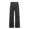 Pantalones Vaqueros Rectos Cleanfit para Hombre, Estilo Básico, Sencillos y Versátiles, Color Original, Pantalones Casuales Holgados, Moda Urbana Americana
