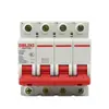 Interruptor de Aire Delixi Pequeño Disyuntor Dz47S-63/1P/2P/3P/4P Monofásico Trifásico Cuatro Hilos 125A