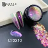Arte de Unhas Pó Aurora Opal Iridescente Fragmentos de Gelo Ultra-Fino Sonhador Pó de Nuvem Glitter Fino Gelo Transparente Decorações de Unhas Atacado