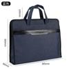 Bolsa de almacenamiento de documentos de oficina sencilla Kang Bai, edición horizontal, maletín portátil, bolsa de información, bolsa de documentos de gran capacidad imprimible