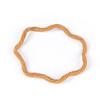 Banda de goma elástica para el cabello con pequeñas argollas para el cabello, estilo de fideos instantáneos ondulados, estilo básico para la cabeza, elegante y sin costuras para mujer