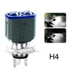 Faro LED de Doble Lente para Motocicleta de Alto Brillo 12V Foco Spotlight ba20d h4 Faro Spotlight Doble Color Amarillo-Blanco